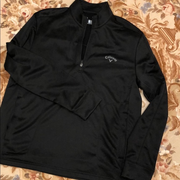 Black Callaway Opti-Shield 40 UVF 1/4 zip - NWT Med - Picture 2 of 7